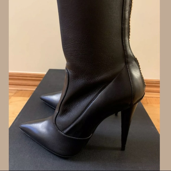 Giuseppe Zanotti Ester 110 Leather Knee Boots 37 - Picture 4 of 7